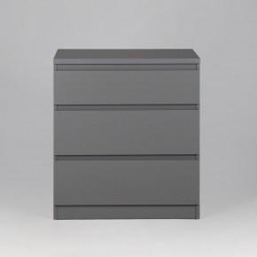 2.03.02.060.4 КАСТОР комод 3 ящика RU серый в Сысерти - sysert.ok-mebel.com | фото 2