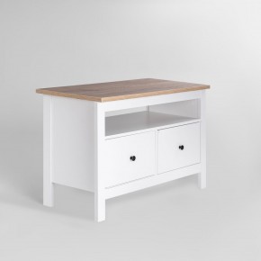 2.08.03.080.14 САГА тумба 2 ящика белая/ясень RU в Сысерти - sysert.ok-mebel.com | фото