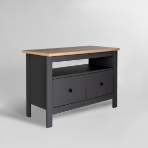 2.08.03.080.15 САГА тумба 2 ящика серая/ясень RU в Сысерти - sysert.ok-mebel.com | фото