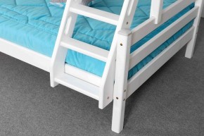 АДЕЛЬ Кровать двухъярусная с наклонной лестницей (белый) в Сысерти - sysert.ok-mebel.com | фото 7