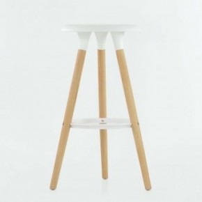 Барный стул Barneo N-19 Modern интерьерный белый в Сысерти - sysert.ok-mebel.com | фото 4