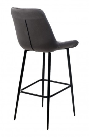 Барный стул ХОФМАН, цвет H-14 Серый, велюр / черный каркас М-City в Сысерти - sysert.ok-mebel.com | фото 4