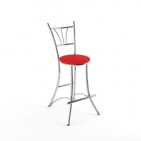 Барный стул Трилогия красный матовый-803м в Сысерти - sysert.ok-mebel.com | фото 1