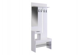 БАСКО Прихожая К1 (белое дерево) в Сысерти - sysert.ok-mebel.com | фото 2