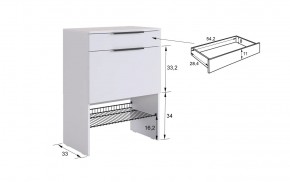 БАСКО Прихожая К8 (кашемир) в Сысерти - sysert.ok-mebel.com | фото 7