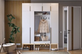 БАСКО Прихожая К9 (белое дерево) в Сысерти - sysert.ok-mebel.com | фото 2