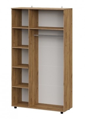 БАЙКАЛ Шкаф трехстворчатый (Графит/Дуб золотой) в Сысерти - sysert.ok-mebel.com | фото 2