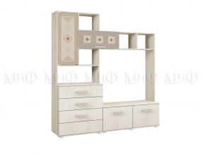 БЕЛЛА Гостиная (модульная) сандал светлый в Сысерти - sysert.ok-mebel.com | фото 2