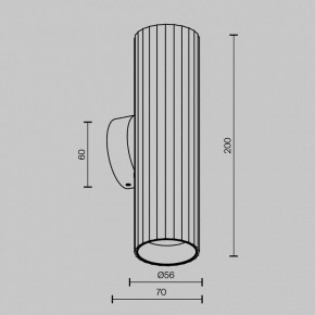 Бра Maytoni Calipso C106WL-02-GU10-BS в Сысерти - sysert.ok-mebel.com | фото 8