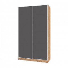 БРАУН Б641 Шкаф-купе (дуб золотой/графит) в Сысерти - sysert.ok-mebel.com | фото