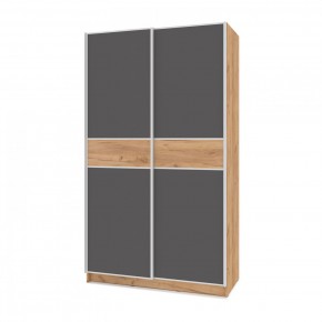 БРАУН Б655 Шкаф-купе (дуб золотой/графит) в Сысерти - sysert.ok-mebel.com | фото