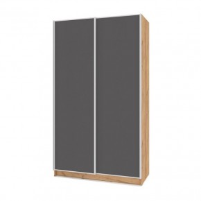 БРАУН Б671 Шкаф-купе (дуб золотой/графит) в Сысерти - sysert.ok-mebel.com | фото