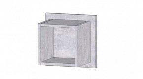 ДАЛЛАС Полка квадрат (цемент светлый) в Сысерти - sysert.ok-mebel.com | фото