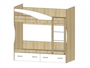 БУРАТИНО Детская (Сонома/Белый) в Сысерти - sysert.ok-mebel.com | фото 2