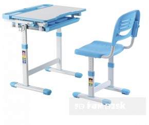 Комплект парта + стул трансформеры Cantare Blue в Сысерти - sysert.ok-mebel.com | фото 2