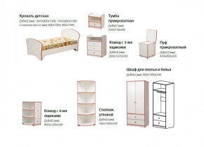 Набор мебели для детской Юниор-10 (с кроватью 800*1600) ЛДСП в Сысерти - sysert.ok-mebel.com | фото 2