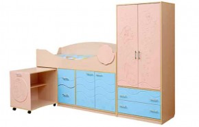 Набор мебели для детской Юниор -12.2 (700*1860) МДФ матовый в Сысерти - sysert.ok-mebel.com | фото