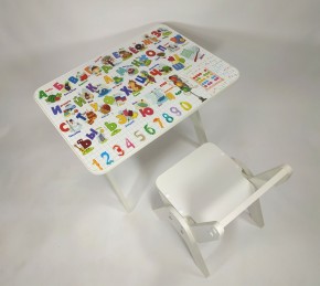 Детский растущий стол-парта и стул Я САМ "Умка" (Алфавит) в Сысерти - sysert.ok-mebel.com | фото 4