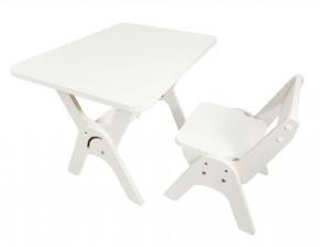 Детский растущий стол-парта и стул Я САМ "Умка" (Белый) в Сысерти - sysert.ok-mebel.com | фото 1