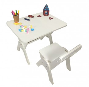 Детский растущий стол-парта и стул Я САМ "Умка" (Белый) в Сысерти - sysert.ok-mebel.com | фото 3