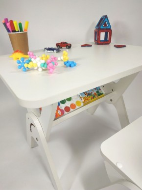 Детский растущий стол-парта и стул Я САМ "Умка" (Белый) в Сысерти - sysert.ok-mebel.com | фото 6