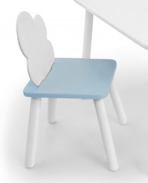 Детский стул Облачко (Белый/Голубой/Белый) в Сысерти - sysert.ok-mebel.com | фото 1