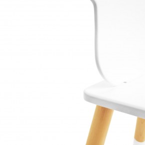 Детский стул Rolti Baby «Облачко» (белый/белый/белый, массив березы/мдф) в Сысерти - sysert.ok-mebel.com | фото 1