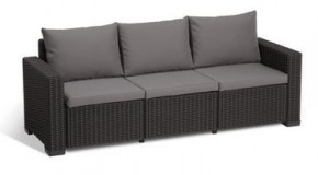 Диван Калифорния 3-х местный (California 3 Sofa), графит в Сысерти - sysert.ok-mebel.com | фото 2