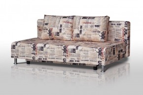 Диван-кровать Комфорт без подлокотников Принт "Gazeta" (2 подушки) в Сысерти - sysert.ok-mebel.com | фото