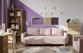 Диван-кровать Тулисия светло-розовый, ткань рогожка в Сысерти - sysert.ok-mebel.com | фото 4