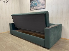 Диван Престиж-15 (НПБ+МДФ) велюр Sensey bottle green в Сысерти - sysert.ok-mebel.com | фото 5