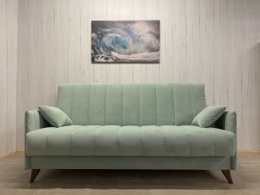 Диван Престиж-3 (НПБ) велюр Sensey mist green в Сысерти - sysert.ok-mebel.com | фото