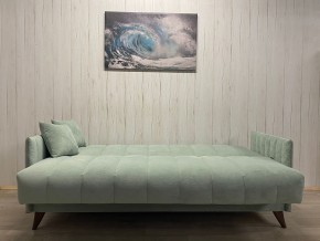 Диван Престиж-3 (НПБ) велюр Sensey mist green в Сысерти - sysert.ok-mebel.com | фото 3