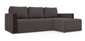Диван угловой Алиса 3 Bahama GREY - Teos Dark Brown в Сысерти - sysert.ok-mebel.com | фото