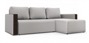 Диван угловой Алиса 3 Bahama WHITE - Teos Dark Brown в Сысерти - sysert.ok-mebel.com | фото