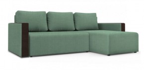 Диван угловой Алиса 3 Vital ALOE - Teos Dark Brown в Сысерти - sysert.ok-mebel.com | фото