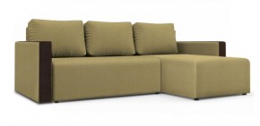 Диван угловой Алиса 3 Vital BANANA - Teos Dark Brown в Сысерти - sysert.ok-mebel.com | фото