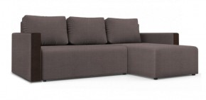 Диван угловой Алиса 3 Vital COCOA - Teos Dark Brown в Сысерти - sysert.ok-mebel.com | фото