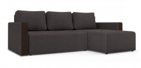 Диван угловой Алиса 3 Vital PEBBLE - Teos Dark Brown в Сысерти - sysert.ok-mebel.com | фото