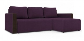 Диван угловой Алиса 3 Vital PLUM - Teos Dark Brown в Сысерти - sysert.ok-mebel.com | фото