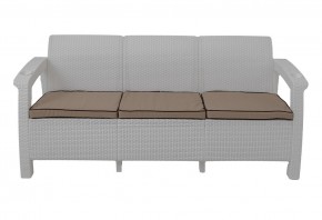 Диван Yalta Premium Sofa 3 Set (Ялта) белый (+подушки под спину) в Сысерти - sysert.ok-mebel.com | фото 2