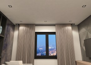 DK2061-BK Встраиваемый светильник IP 20, до 15 Вт, GU10, LED, черный, алюминий в Сысерти - sysert.ok-mebel.com | фото 3