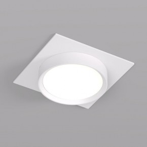 DK2091-WH Встраиваемый светильник FLAT, IP 20, до 15 Вт, GX53, LED, белый, алюминий в Сысерти - sysert.ok-mebel.com | фото