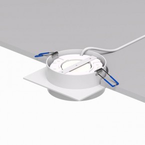 DK2091-WH Встраиваемый светильник FLAT, IP 20, до 15 Вт, GX53, LED, белый, алюминий в Сысерти - sysert.ok-mebel.com | фото 4