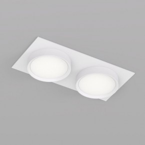 DK2092-WH Встраиваемый светильник FLAT, IP 20, до 15 Вт, GX53, LED, белый, алюминий в Сысерти - sysert.ok-mebel.com | фото 2