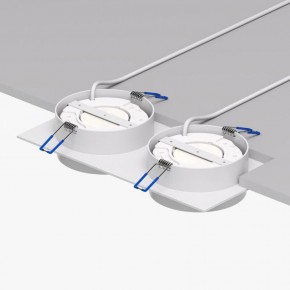 DK2092-WH Встраиваемый светильник FLAT, IP 20, до 15 Вт, GX53, LED, белый, алюминий в Сысерти - sysert.ok-mebel.com | фото 4