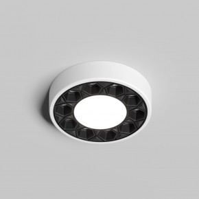 DK2440-WB Встраиваемый светильник DUAL 5+5 Вт, LED 4000K, IP 20, d90mm, белый/черный, алюминий/акрил в Сысерти - sysert.ok-mebel.com | фото 2