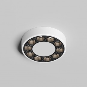 DK2440-WB Встраиваемый светильник DUAL 5+5 Вт, LED 4000K, IP 20, d90mm, белый/черный, алюминий/акрил в Сысерти - sysert.ok-mebel.com | фото 3