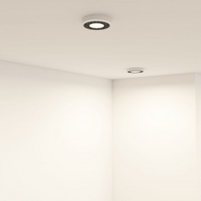DK2440-WB Встраиваемый светильник DUAL 5+5 Вт, LED 4000K, IP 20, d90mm, белый/черный, алюминий/акрил в Сысерти - sysert.ok-mebel.com | фото 6
