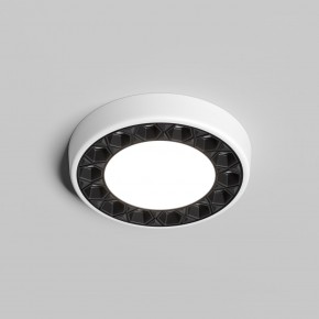 DK2441-WB Встраиваемый светильник DUAL 9+9 Вт, LED 4000K, IP 20, d120mm, белый/черный, алюминий/акрил в Сысерти - sysert.ok-mebel.com | фото 2